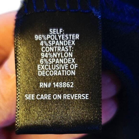 Torris blue lace blouse - Picture 5 of 5